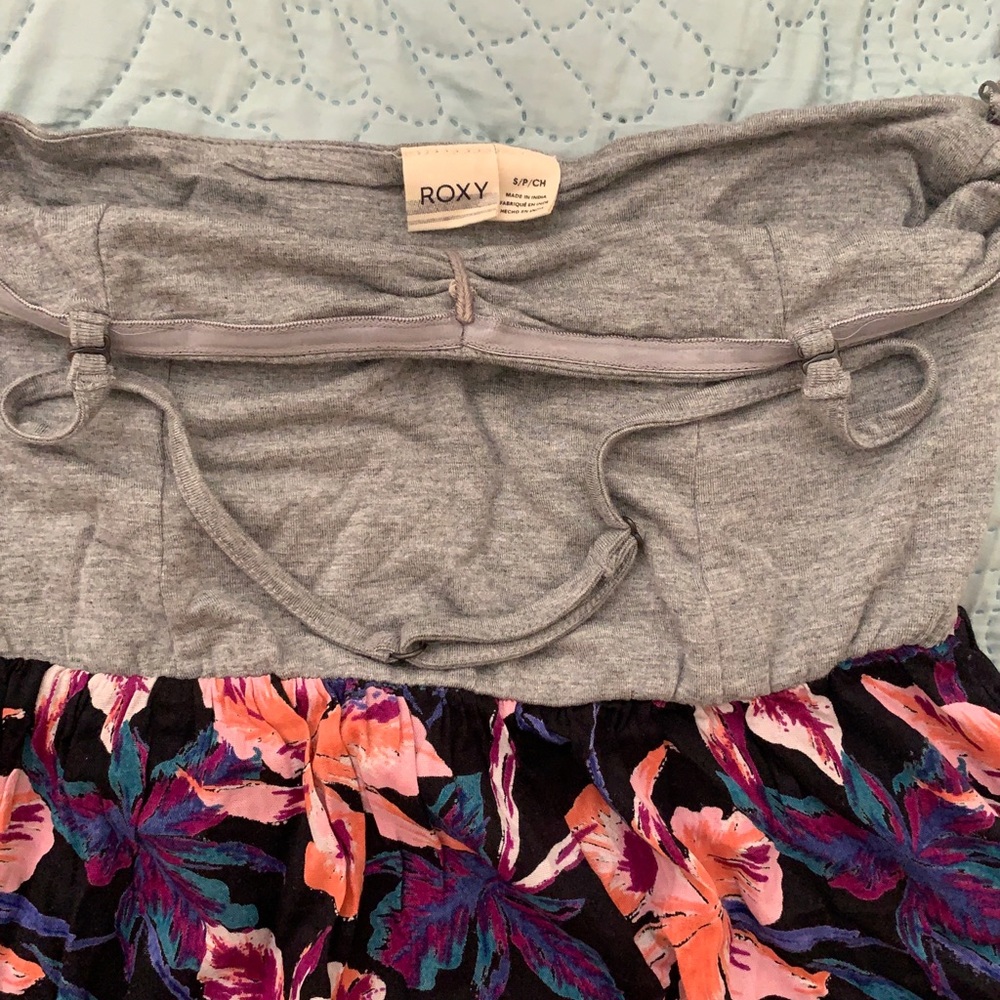 Roxy (S) Mini Floral Print Dress - Picture 4 of 6